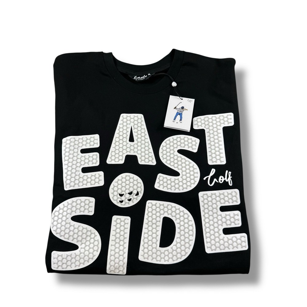 NWT Eastside Golf From The Heart Oversized Heavyweight Spellout Logo T-Shirt XL